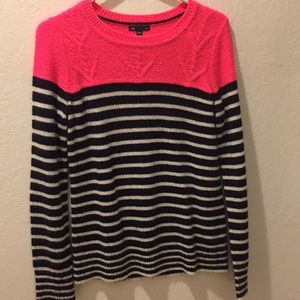 Soft pink striped sweater